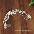 Handmade fashional wedding hair combs made by pearl and crystals